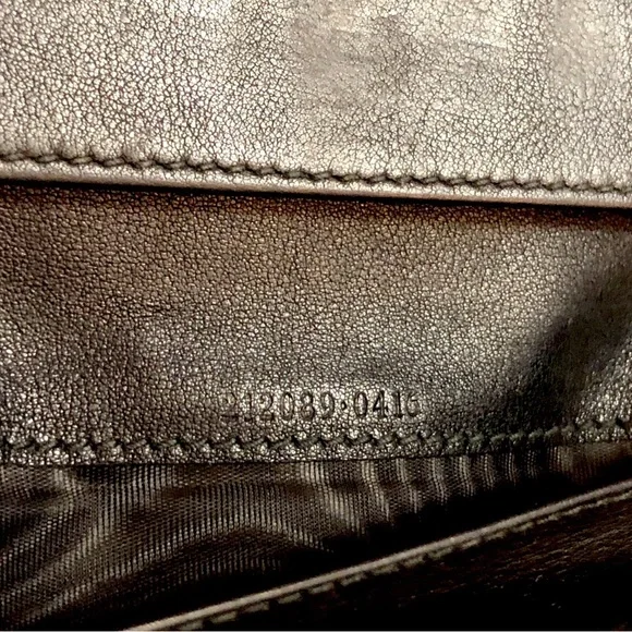 Prada Logo Black Silver Plaque Tri-Fold Key Case Key Unisex Logo Luxury HP - Picture 10 of 14